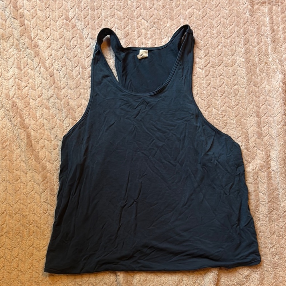 Navy Sleeveless Women's Top